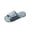 Gray, variant on Women's Orthopedic Slippers Memory Foam House Slippers,Arch Support,Open Toe,Adjustable Hook and Loop,for Plantar Fasciitis Indoor Outdoor,Bedroom Shoes