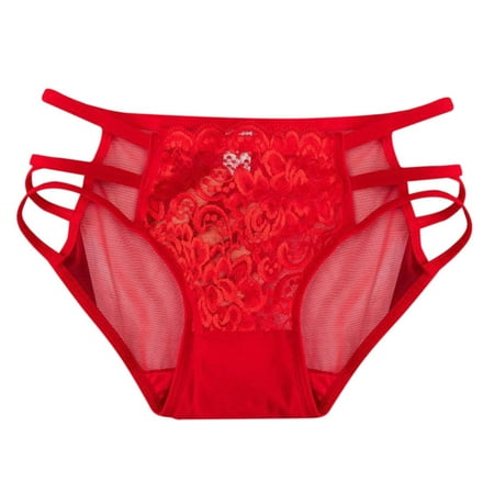

ZRBYWB Womens Underwear Lace Panties Pure Desire Wind Girls Personality Charming Cotton Crotch Low Waist Lifting Triangle