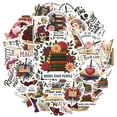35pcs Vintage Stickers Books Teacher Reward Stickers Flowers Stationery ...