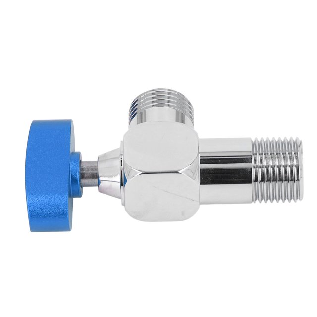 Robinet d'Arrêt d'Angle Robuste Résistant à la Rouille en Cuivre, Conception de Salle de Bain de Cuisine Moderne, Installation Facile avec des Outils Professionnels, pour une Grande Utilisation de l'Eau et de la Pression