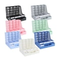thumbnail image 4 of 1 Pcs, Thickened, Quadruple File Bar, Desktop File Shelving, Storage Box, Pen Holder Frame, File Box, Office Supplies, 4 of 9