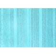 thumbnail image 1 of Ahgly Company Indoor Rectangle Solid Light Blue Modern Area Rugs, 2' x 4', 1 of 4