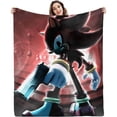 thumbnail image 1 of Sonic Flannel Blanket, Cartoon Blanket, Super Soft Blanket, 3D Printing, Suitable For Sofa Living Room-QIUPING, 1 of 3