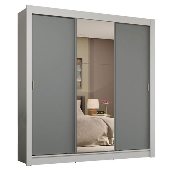 Ropero Closet Madesa Sublime 3 Puertas 1 Espejo BG 1