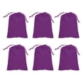 thumbnail image 1 of Uxcell 6 Pcs Velvet Drawstring Bags, 9 x 7 Inch Large Velvet Cloth Jewelry Gift Pouches, 1 of 6