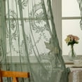 thumbnail image 3 of XmhyTop-A Lace Curtain 2 Pieces 140x100cm Lace Window Curtains Decorative for Home & Kitchen,Pink, 3 of 3