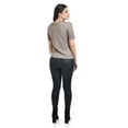 thumbnail image 3 of Blusa de punto con brillo /Juvenil, 0287 (Cafe) cafe M, 3 of 5