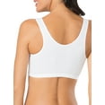 thumbnail image 3 of Fruit of the Loom Women's Tank Style Cotton Sports Bra, 3-Pack, Style-9012, 3 of 8