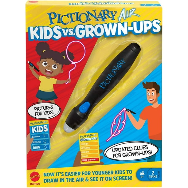 Mattel Games Pictionary Air Kids vs Grown-Ups Family Drawing MATTEL Mattel Games