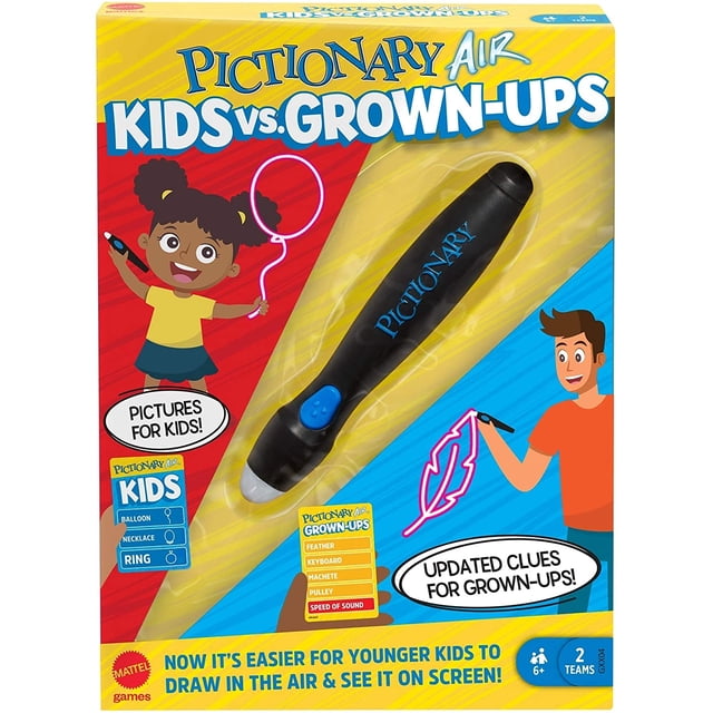Mattel Games Pictionary Air Kids vs Grown-Ups Family Drawing MATTEL Mattel Games