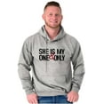thumbnail image 6 of Romantic Matching Set His Hers Couple Hoodie Hooded Sweatshirt Men Brisco Brands S, 6 of 7