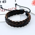 thumbnail image 7 of Ayyufe Men Bracelets Leather Rope Bracelet Men Women Bangle Birthday Party, 7 of 7