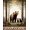 Brown Green Cream, Pattern 10, variant on Design&I 8'x10' Washable Area Rug Extra Large Skid-Resistant Low Profile Cabin Cub Wildlife Woodland Forest Border Bathroom Sunset Medieval for Living Room, Family