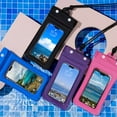 thumbnail image 3 of Waterproof Phone Pouch Fastener Tape Touchscreen Clear Window Leakproof Lanyard PVC  Phone Dry Bag Case Protector Phone Accessories, 3 of 10