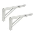 (2Pack) Seat Slide Set Steel Dual Rails Double Locking Adjustable Seat