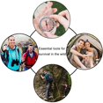 thumbnail image 5 of Multifunctional Waterproof Navigation Compass Map Ruler Magnifying Glass for Explorer Hiking Map Reading and Navigation with Adjustable Lanyard, 5 of 5