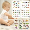 thumbnail image 1 of Lekihaqq Plastic Mini Dinosaur Figures Toddler Toy Dinosaurs Playset Educational Animal Action Figures Gift Party Favors Classroom Reward Decoration Boys Girls Multicolor, 1 of 7