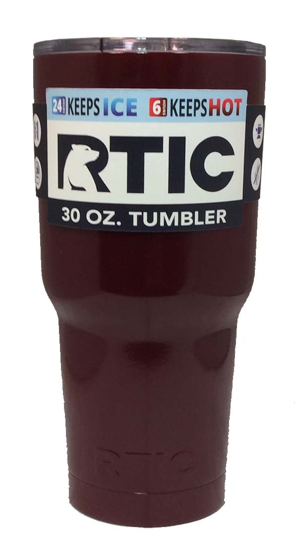RTIC 30 Oz Stainless Steel Insulated Vacuum Tumbler Silver SAME DAY SHIPPING New 