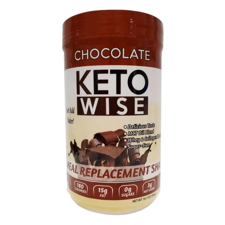 Keto Wise Meal Replacement Shake Chocolate -- 16.1 oz
