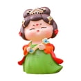 thumbnail image 2 of Fancyes Chinese Tang Girl Figurine Doll Handicraft 3x2.8x4.4inch Collectible Resin Sculpture for Livingroom, Bedroom Multifunctional With, 2 of 8
