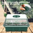 thumbnail image 4 of Plastic Seedling Starter Tray Seed Germination Flower Plant Pots Durable Nurse, 4 of 6