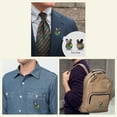 thumbnail image 7 of Dan Morris Peace Fingers Pin - Peace Hand Double Butterfly Backings Enamel Lapel Pin - 5cmx2.5cm, 7 of 7