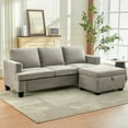 thumbnail image 4 of Modular Ottoman for Sectional Sofa, Chenille Comfy Upholstered Furniture for Living Room, Apartment, Studio, Office, 4 of 5