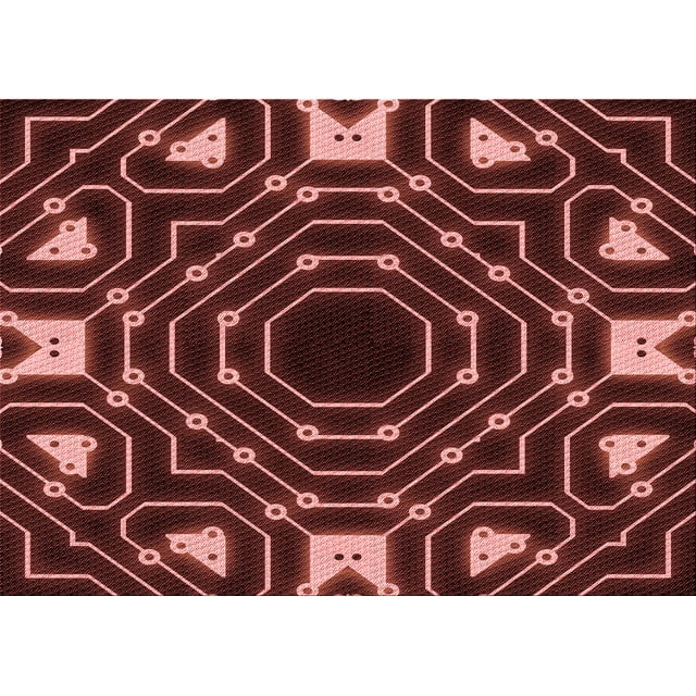 Ahgly Tapis Rectangulaire Lavable en Machine Intérieur Transitionnel Rouge Cerise, 3 Pieds x 5 Pieds