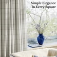 thumbnail image 3 of NICETOWN 100% Blackout Plaid Curtains for Bedroom, Rod Pocket & Back Tab Brighton Windowpane Pattern Thermal Insulated Drapes for Living Room, Black, W52 x L96, 2 Panels, 3 of 8