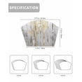 thumbnail image 7 of Golden Grey Tree Round Placemats Set of 6, Oil Painting Forest Abstract Art Placemats for Round Dining Table Shape Wedge Placemats for Outdoor Indoor Wipeable Clean Table Place Mats, 7 of 7