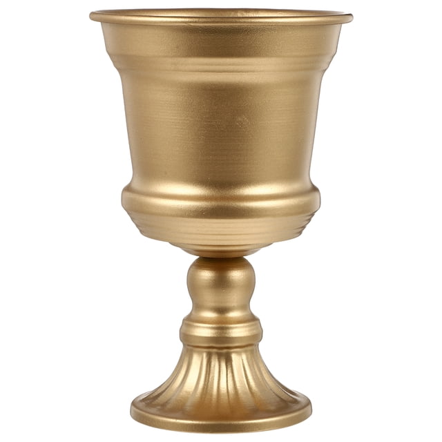 1 florero de metal para centro de mesa de boda, decoración de escritorio para el hogar