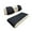Black Beige, variant on 10L0L Golf Cart Seat Cover for Yamaha Club Car Precedent-Gray Black (L Size)
