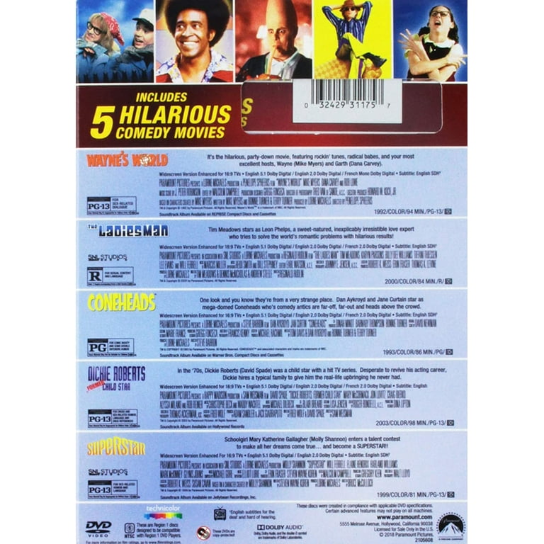 (未使用･未開封品)Saturday Night Laughs 5-Movie Collection [DVD] Saturday Night Laughs 5 Film Collection (DVD), 1 ct - Fry's