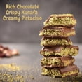 thumbnail image 5 of Dubai Kunafa Chocolate Bar 200GMS By Feras Sweets | Rich Chocolate, Creamy Pistachio, Crispy Kunafa, The Viral Dubai Chocolate (BOX OF 6), 5 of 9