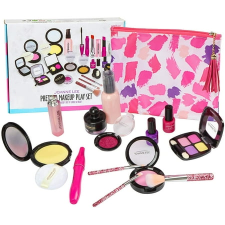 Kids Makeup Kit - Pretend Makeup Kit Toys for 2, 3, 4, 5 Year Old Girls, First Make Up Set for Little Princess Play Dress Up, Kids Cosmetic, Best Birthday Gift for Toddler-with Polka Dot (Best Makeup For The Money)