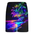 thumbnail image 4 of ZCFZJW Mens Swim Trunks with Compression Liner Tropical Palm Tree Printed Summer Board Shorts 2 in 1 Quick Dry Beach Swimwear Bathing Suits for Men Multicolor#01 S, 4 of 9