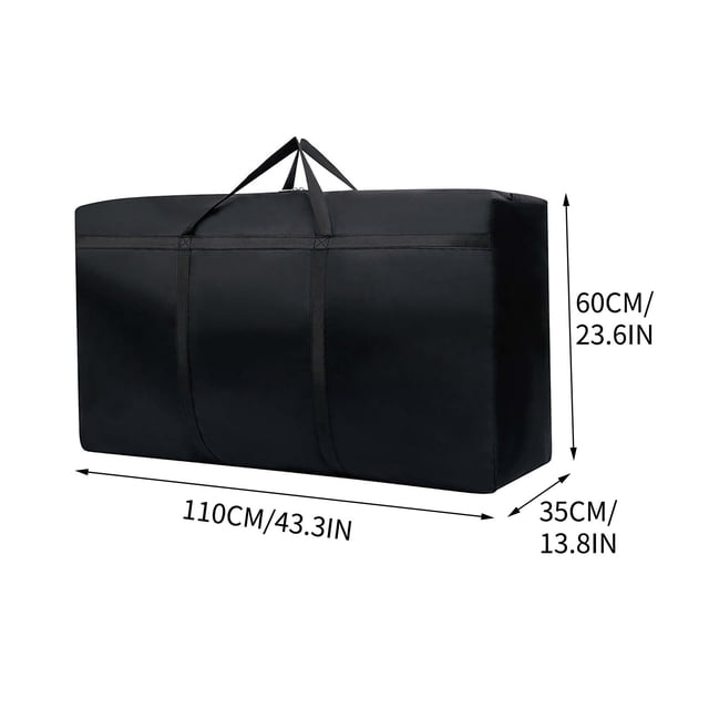 Christmas Tree Storage Bag Heavy Duty Zippered Tote Holiday Decoration Organizer