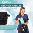 thumbnail image 6 of First Lifesaver Nursing Clipboard 3 Layers Aluminum Foldable Nurse Clipboard with Strong ClipFor Nurses, Nursing Students and Doctors (Mint), 6 of 6
