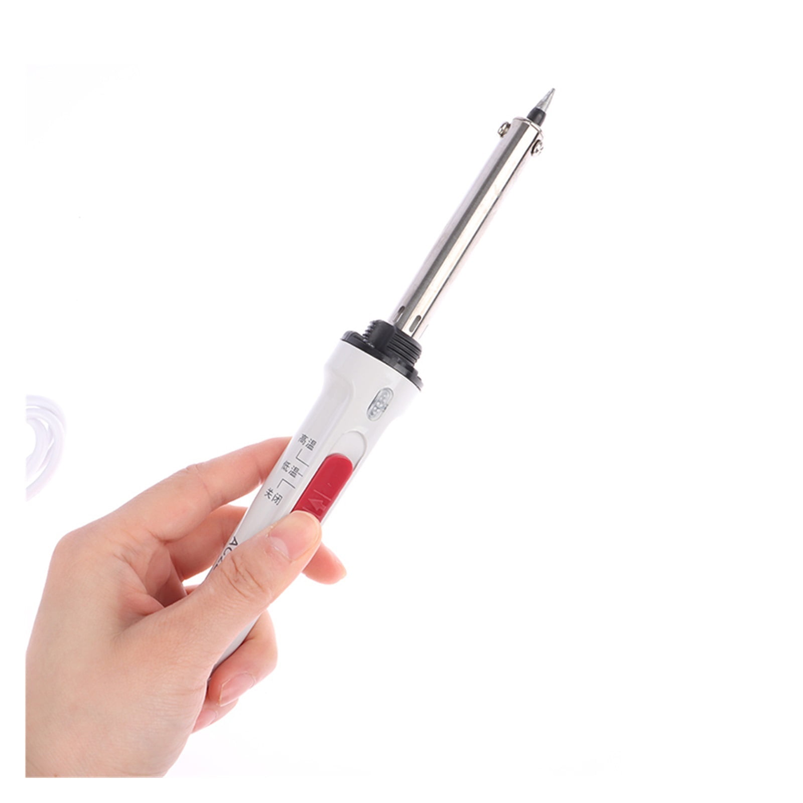 White Electric Soldering Iron ,Double Temperature Control With Switch Welding Pen, High And Low Temperature Welding Tools ,Wide Applications