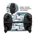 thumbnail image 2 of Kdxio Boat In Ocean Pattern Luggage Cover for Travel,Elastic and Durable,Fits 18-32 Inch,Anti-Scratch Suitcase Protector-No luggage included, 2 of 5