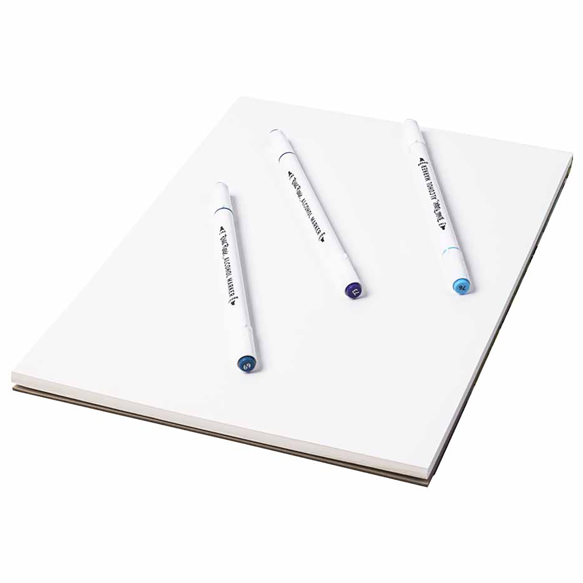 Brea Reese: Marker Paper Pad 50 Sheets - 9x12" - 75lb, Acid-Free, Durable & Smooth Surface, Perfect for Blending Markers, Adult Art Supplies