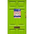 thumbnail image 2 of God Bless American Flag with Chihuahua Wall or Door Hanging Prints, 2 of 2