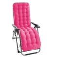 thumbnail image 4 of Coussin de Fauteuil Inclinable Intérieur Extérieur Patio Dossier Haut Coussin de Dossier de Chaise Coussin Épais Rembourré pour Chaise Longue Tapis, 4 of 9