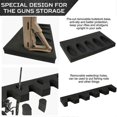 thumbnail image 3 of Foam Gun Rack Hunting Gun Safe Accessory for Gun Storage Rifles and Shotguns Wall Mount Gun Holder with Magnetic Strip and Hook, 3 of 5