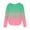Green, variant on Girl Shirts Soft Long Sleeve Crew Neck Gradient Print Casual Comfy Hem Side Slit Tunic Tshirts for All-Season Styles（Yellow，9 Years）