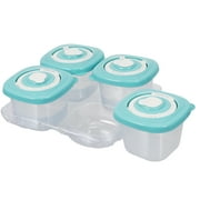4 Pcs Food Supplement Box Baby Organizer Compact Container Toddler