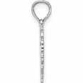 thumbnail image 2 of 10K White Gold Heart With Lace Trim Charm Made In United States 10k7099w, 2 of 5