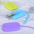 thumbnail image 6 of Silicone Storage Pouch, Mini Key Organizer Bag with Lanyard for Keys Headphone Card, White, 6 of 6