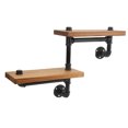 thumbnail image 4 of Hanging Shelf,Industrial Steel Pipe Rack Wall Shelf Floating Shelf Unparalleled Experience, 4 of 12