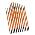 thumbnail image 2 of Juego de Pinceles de Acuarela Sunnimix Profesional Punta Redonda Suave Nailon Mango de Madera, 2 of 8